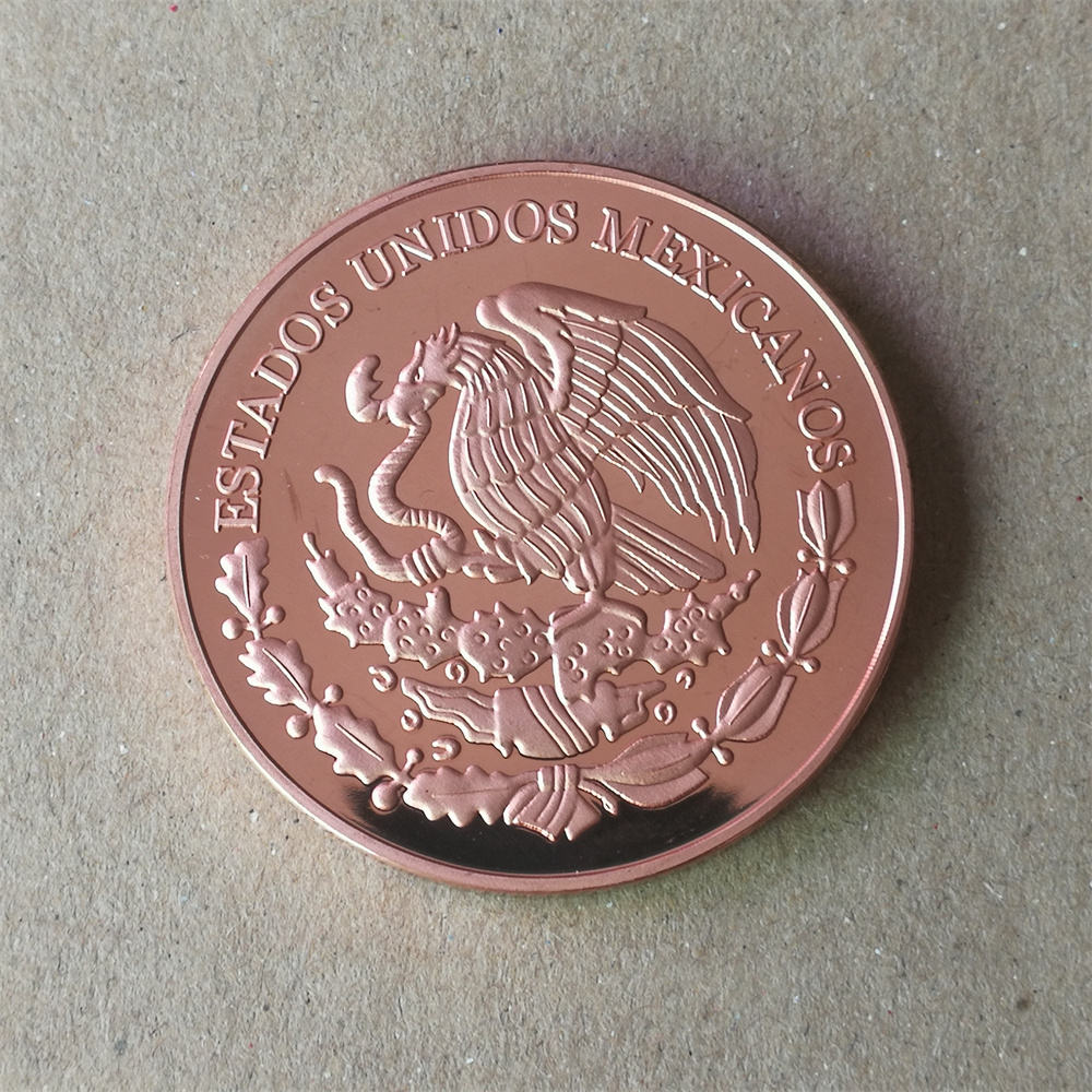 Mexican Motif Copper Coin